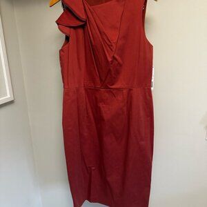 ANTONIO MELANI One Shoulder Red Dress